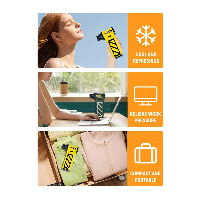 LITE-Mini Turbo Jet Fan قابلة للشحن فرش السيارات 110000 دورة في الدقيقة سرعة مكنسة كهربائية للوحة مفاتيح الكمبيوتر في الهواء الطلق سيارة المنزل