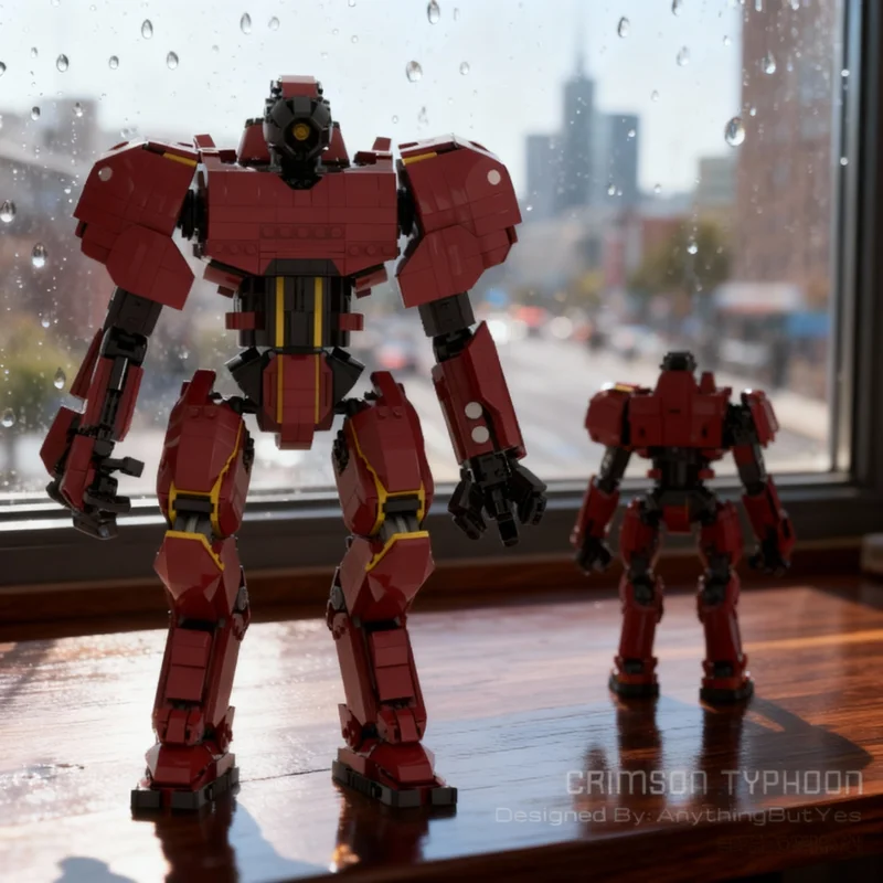 

Набор для сборки модели «Кровавый Тайфун» из 1843 деталей MOC: конструктор для самостоятельной сборки, креативный рождественский подарок, развивающая игрушка-конструктор