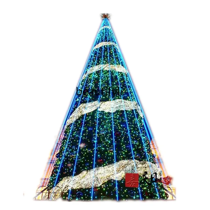 

Large Framed Christmas Tree 5m 6m 7m Outdoor Square Christmas Tree Package