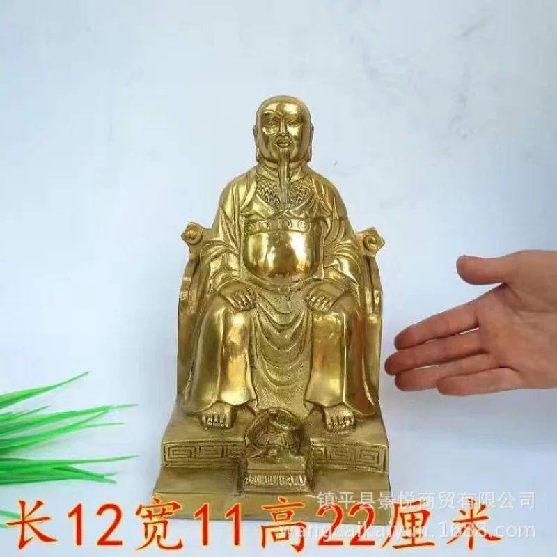 Pure Emperor Xuantian Ancestor Statue Zhenwu Tati Decoration Living Room Desktop Buddhist Hall Worship Copper Xuan