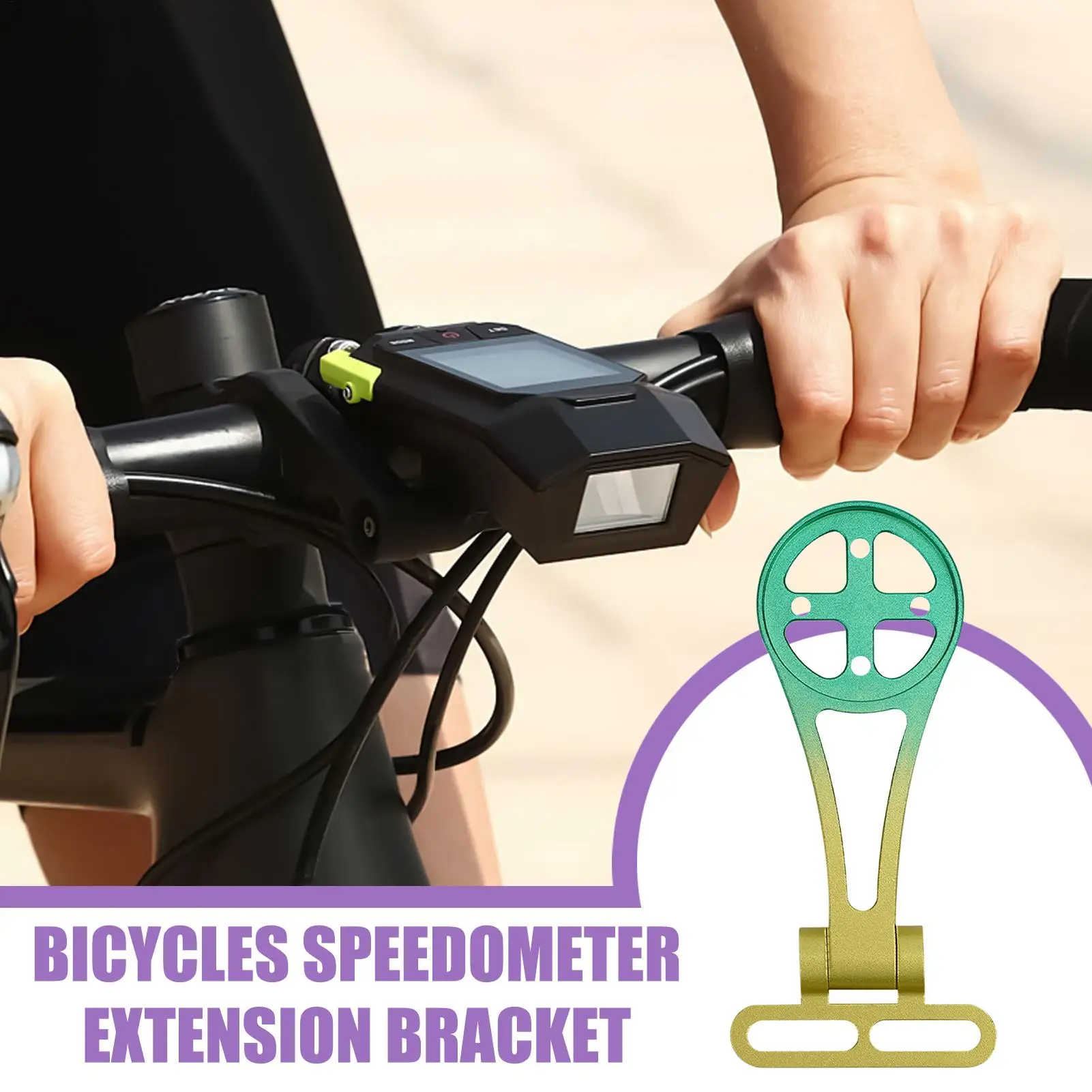 Computer Mount For Bike Front Mountain Bike Mount Speedometer Holder Cycling Accessories For Data Tracking Night Riding Trail