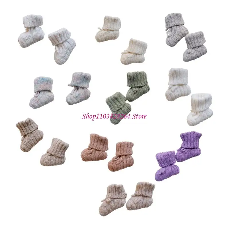 

1 Pair Infant Warm Knitted Socks, Soft Breathable Baby Learning to Walking Socks for Indoor and Outdoor 0-6 Months