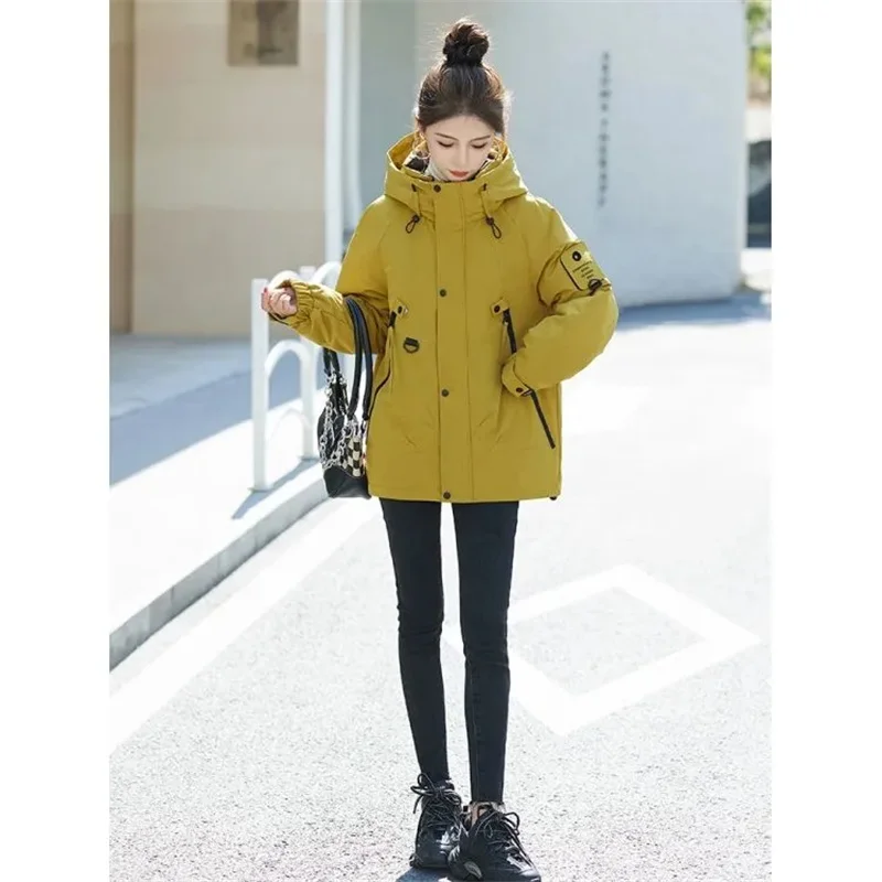 Interchange Jacket 2024 Spring and Autumn New Jacket American Stormtrooper Hooded Work Jacket Female And Men Outwear VintageCoat