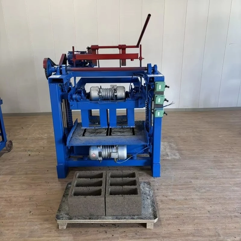Electric Brick Press Machine Interlocking Paver Maker for Driveway Patio Construction Landscaping Sustainable Building Material - view 3