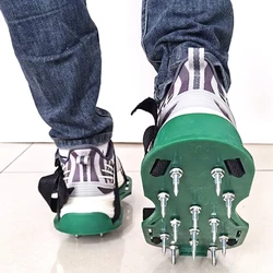 Courtyard Garden Loosening Shoes Lawn Aerator Grass Spikes Shoe Cement Self Leveling Construction Tool Epoxy Floor Paint Shoes