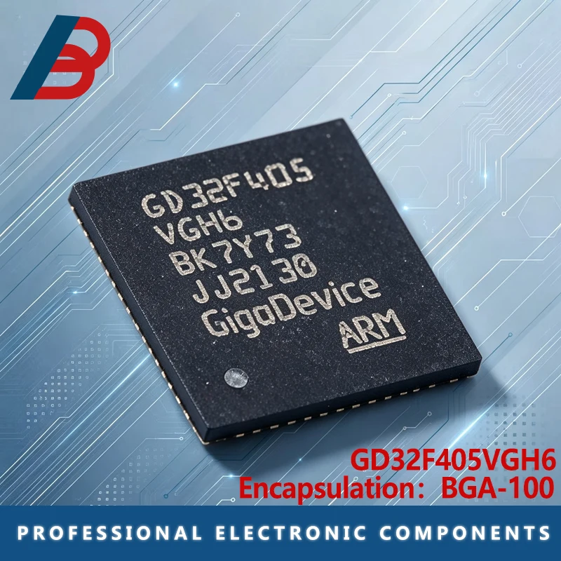 GD32F405VGH6 GD32F405 BGA100 CPU frequency 168MHz 32-bit microcontroller