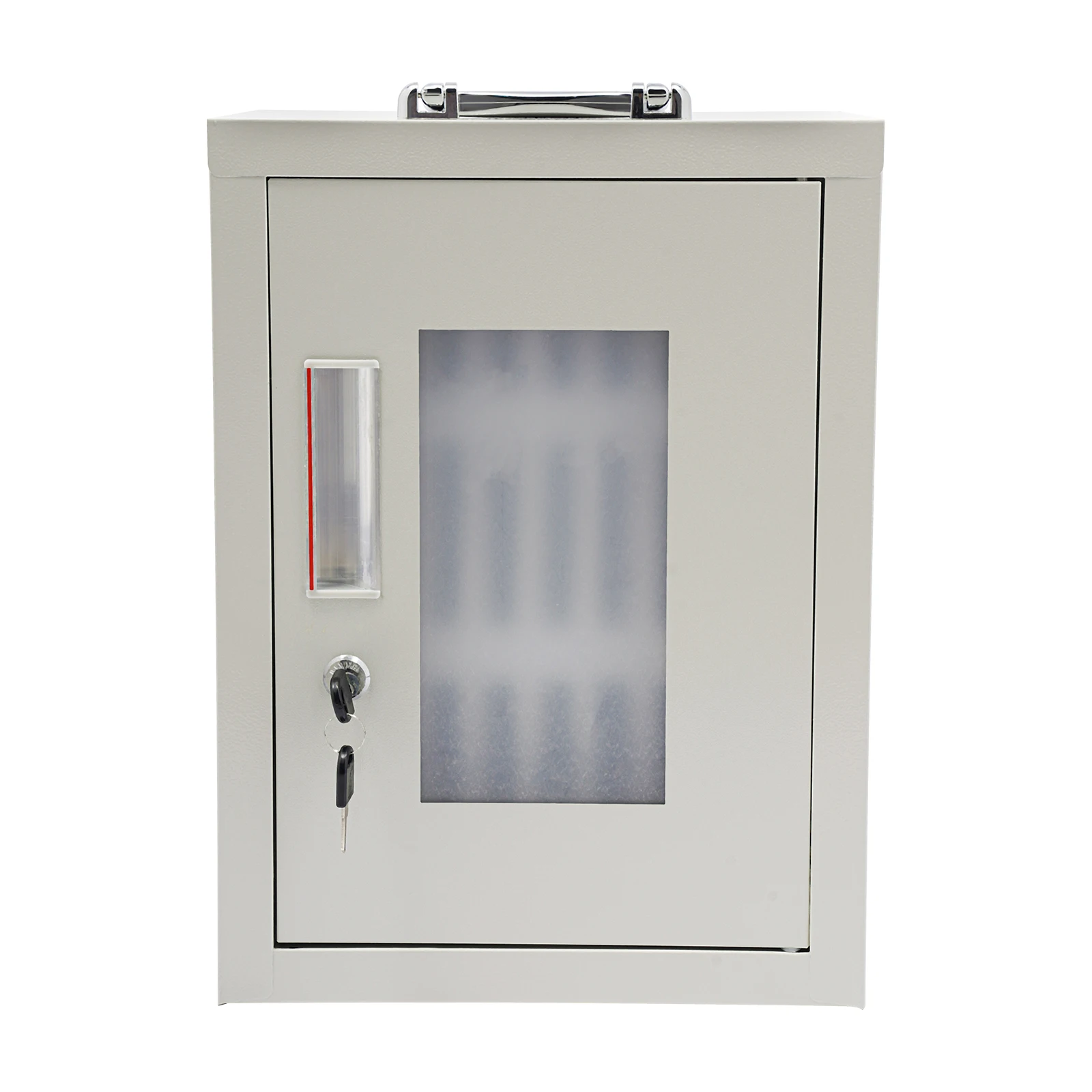 24-Slot Cell Phone Storage, Steel, Locking Design, Rust & Corrosion-Proof, Secure Management