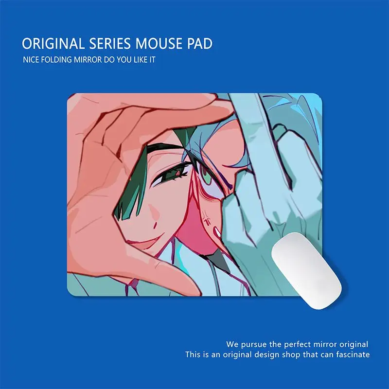 새로운 외계인 무대 마우스 패드 소형 사무실 컴퓨터 책상 매트 테이블 키보드 마우스 패드 노트북 쿠션 미끄럼 방지 데스크 패드 홈 장식