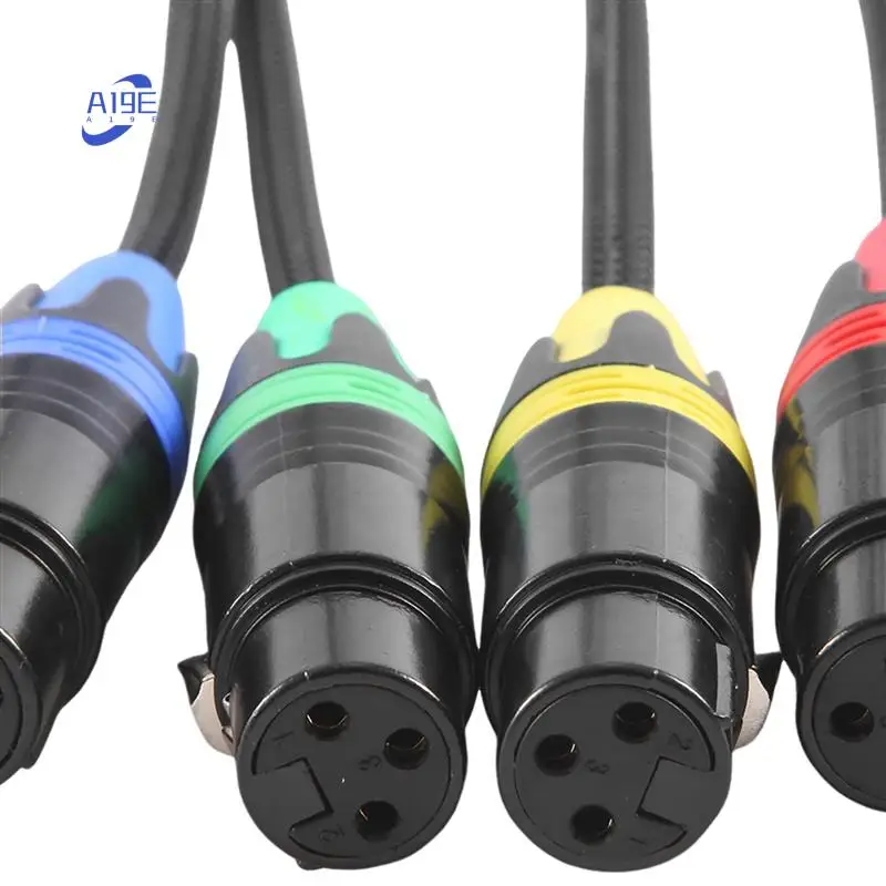 

A19E-XLR 4-канальный 3-контактный мультисетевой сценический и студийный соединитель, XLR-папа и женский кабель Stage Audio RJ45
