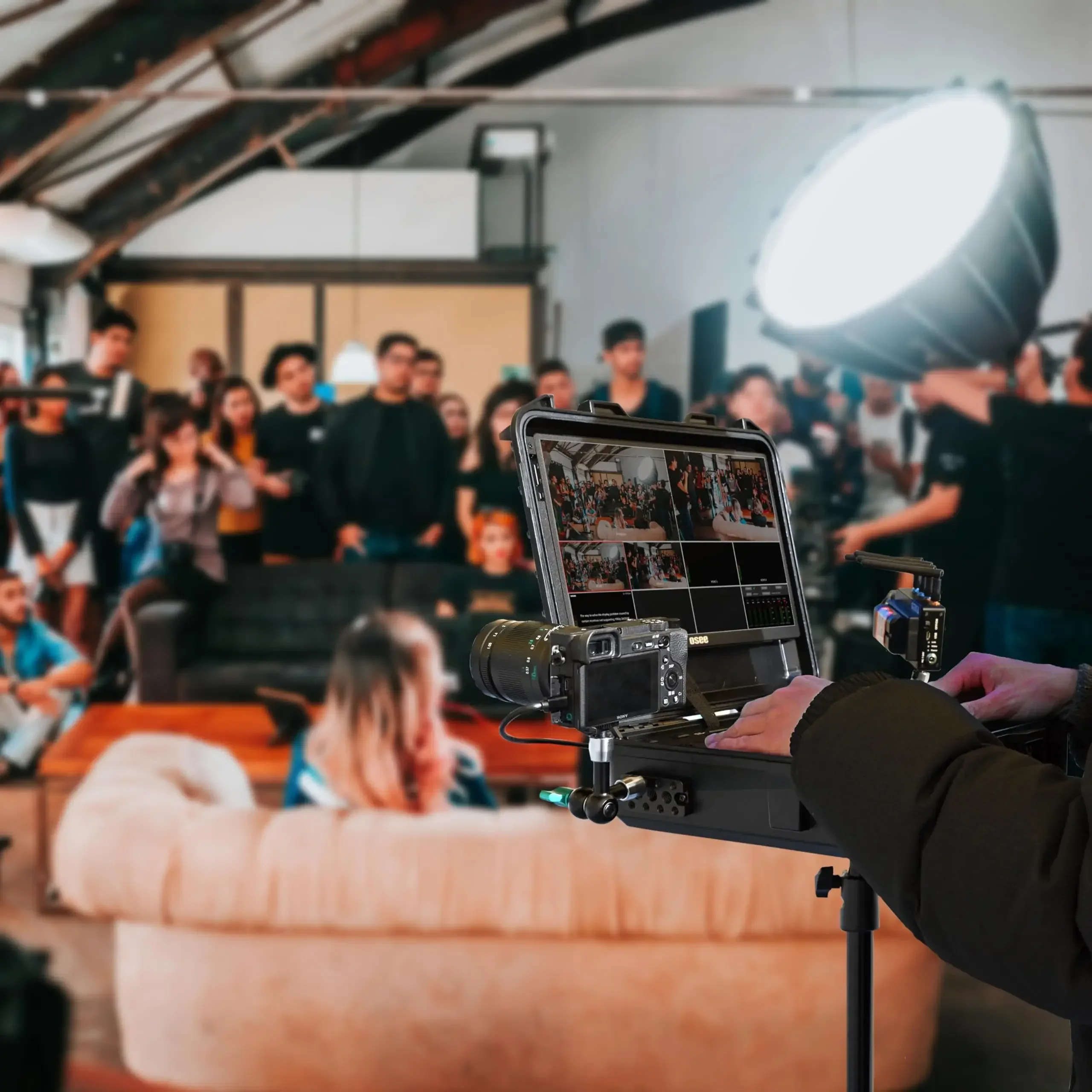 Osee GoStream Deck Pro Live Streaming Multi Camera Video Mixer Switcher Recorder Player Kit con NDI Upgradable