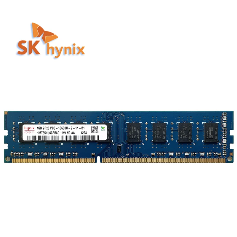 SK hynix DDR3 4GB 8GB 1333MHz RAM 2Rx8 PC3 - 10600U Desktop Memory