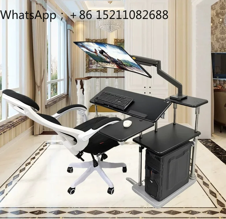 SCY Desktop Space Capsule E-sports Table Robotic Arm Lifting Table Lazy Cockpit Suspension Advanced Bracket