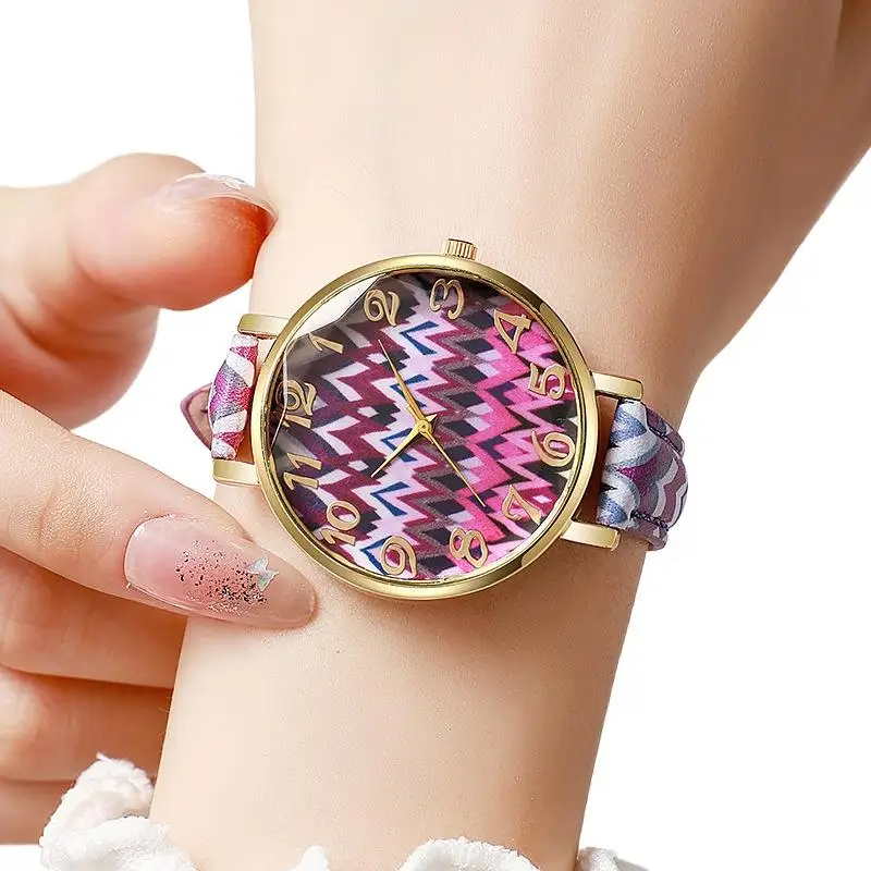 Women's Quartz Watch Student Wristwatch Ethnic Style Bohemian Forest Style For Daily Wear School Outdoor Travel Fashion Accessor