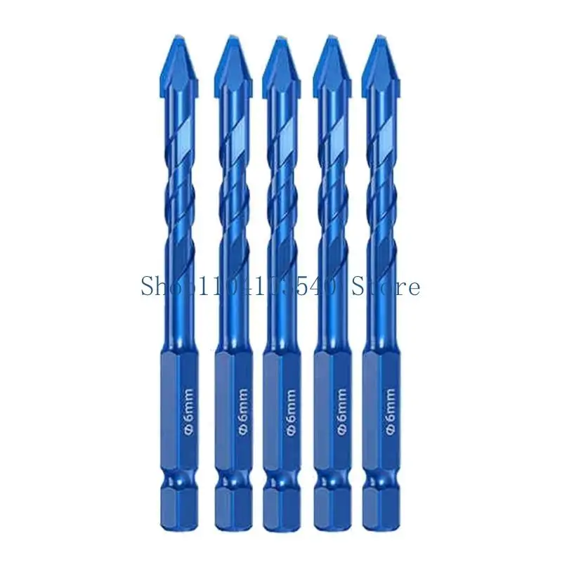 

02DC High Strength Eccentric Twist Drill Bits Oblique Head Eccentric Glass Tile Drilling Concrete Drill Bit Set