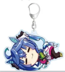 Anime Rijst Douche Speciale Week Stilte Suzuka Tokai Teio Mejiro McQueen Gouden Schip Sleutelhanger Pop Acryl Sleutelhanger Hanger voor Gift