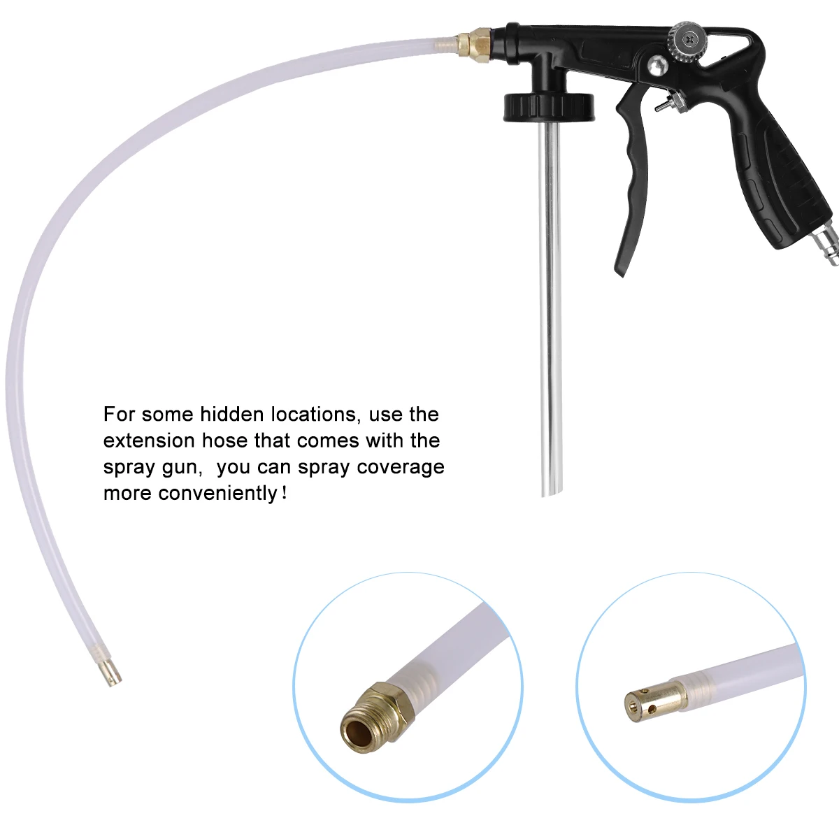 Airbrush Paint for Automobile Chassis Glue Gun Auto Armored Sprayer Adjustable Undercoating Metal Sprayer Gun Underbody Coating