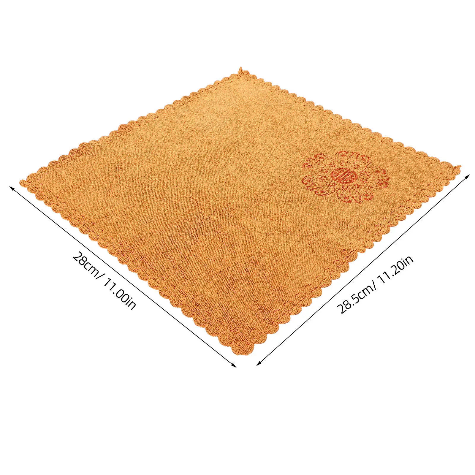 30x30cm High Absorbency Thick Tea Towel Square Cotton Dish Towel for Kitchen Tea Parties Dishwashing Countertop Cleaning Decor