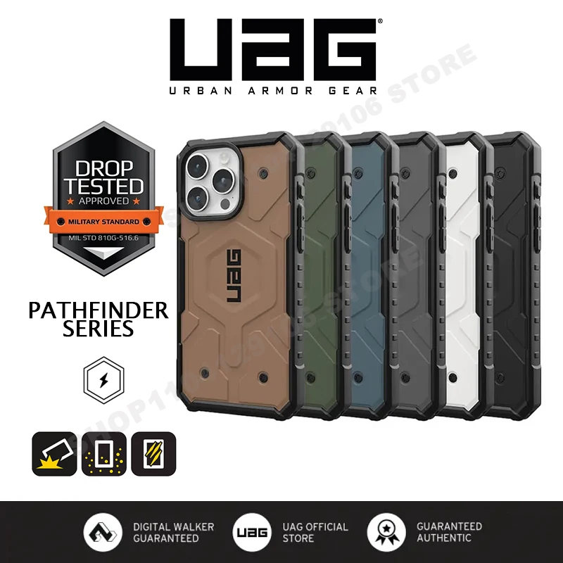 Original UAG Pathfinder MagSafe Case for IPhone 15 Pro Iphone 15 Plus /14/13/15 PRO MAX Built-in Magnet Rugged Cover URBAN ARMOR