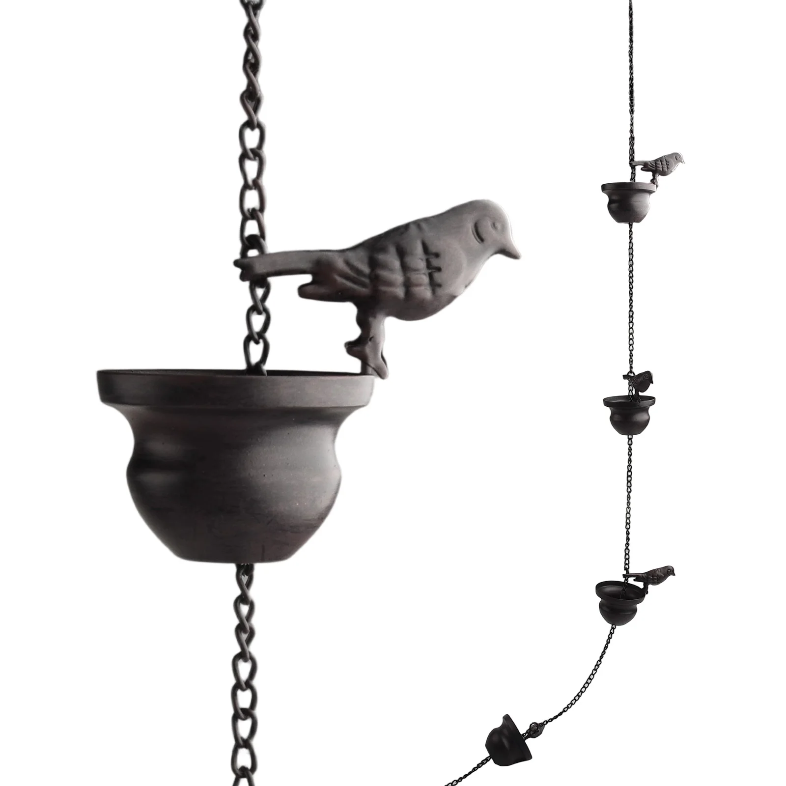 Balcony For Outdoor Canopy Outdoor Chain Iron 2.4M Home Decoration Outdoor Rain Chain Iron Outdoor Rain Chain Balcony