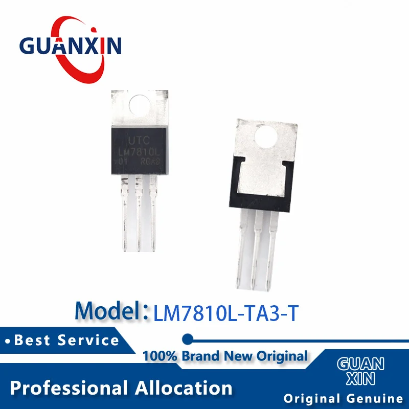 

100% New LM7810L-TA3-T TO-220 Marking LM7810L LM7810
