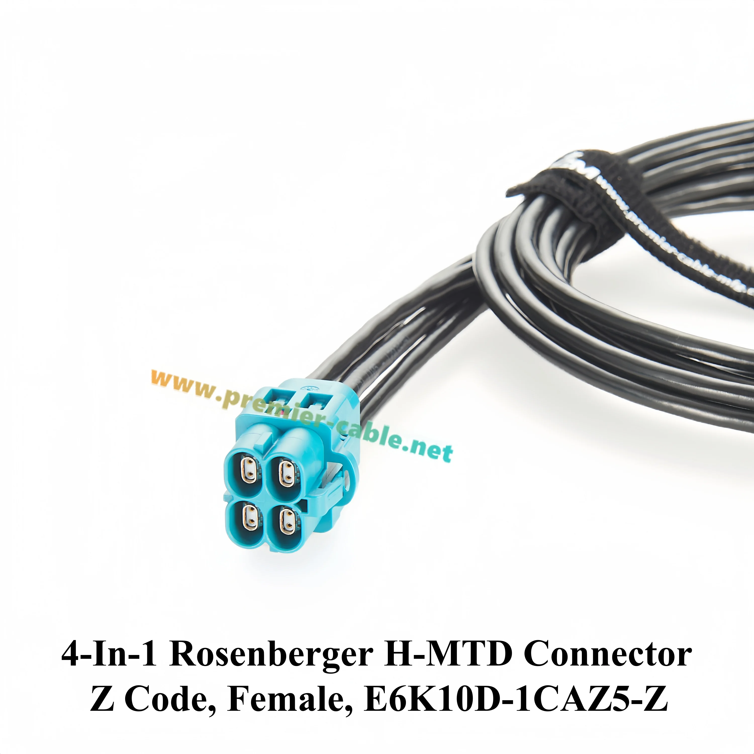 Quad Rosenberger H-MTD Automotive Ethernet Splitterkabel 10Gbps E6K10D-1CAZ5-Z zu E6K10A-1CAZ5-Z für NVIDIA AGX Thor, Robotaxi – Detail 2