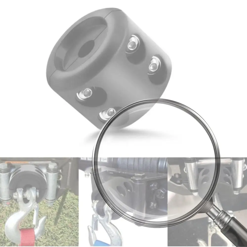 

Амортизирующий резиновый заглушка-фиксатор для троса лебедки, защита автомобильного буксировочного крюка от рывков, ударов и истирания