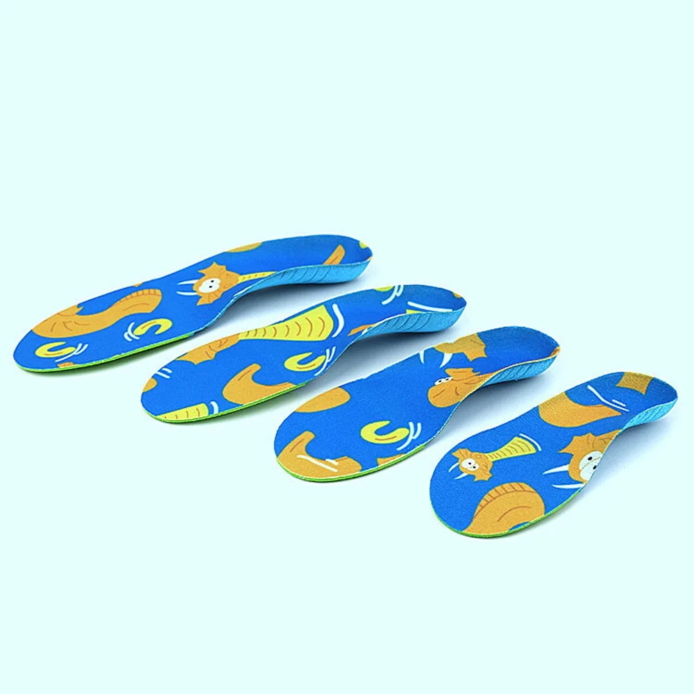 アーチサポート子供アーチインソールクッションパッドインソール足衝撃吸収子供矯正インソール足の圧力を軽減