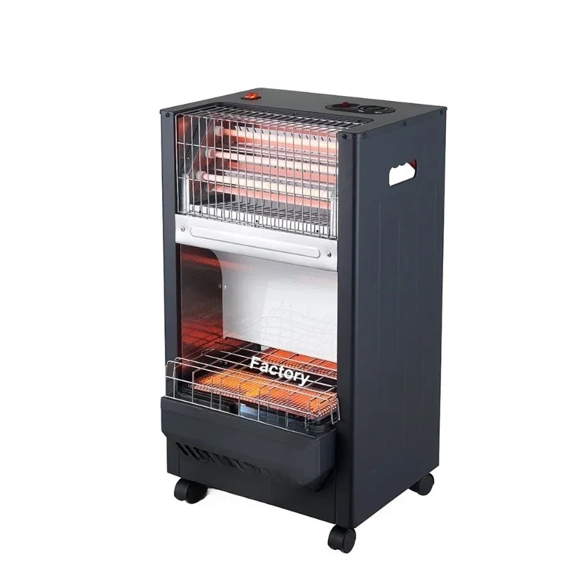 Home Portable Electric Infrared Gas Heater Radiant Living Room Bedroom Camping Outdoor Propane Fuel Freestanding