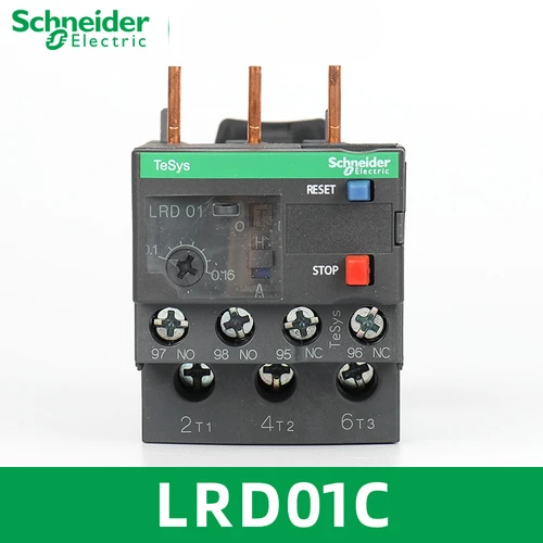 Relé eléctrico Schneider LRD01/3/5/6/7/8/10/12/14/16/21/22/32C Relé de sobrecarga térmica LAD7B106C