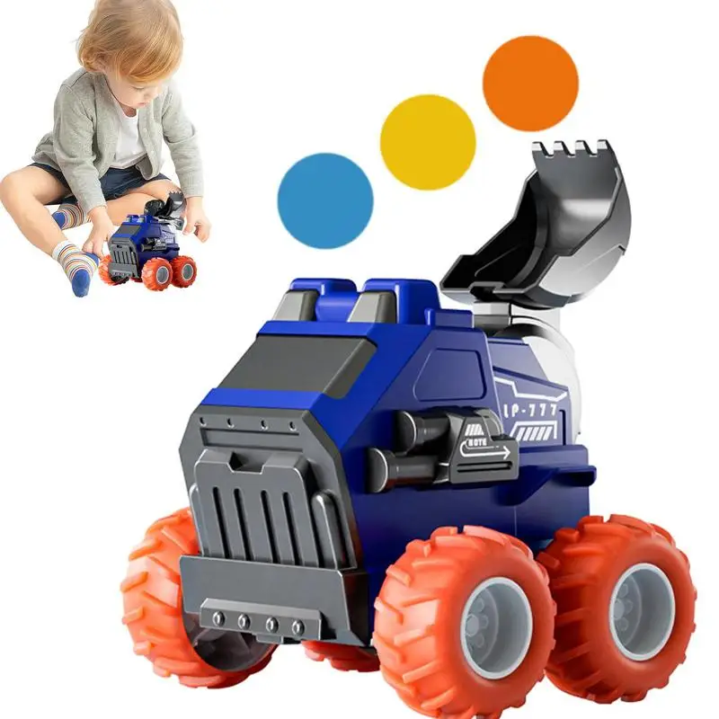 

Toy Construction Vehicles Engineering Car Stone-Throwing Excavator Small Truck Press-to-Launch Party Favors Classroom Prizes For