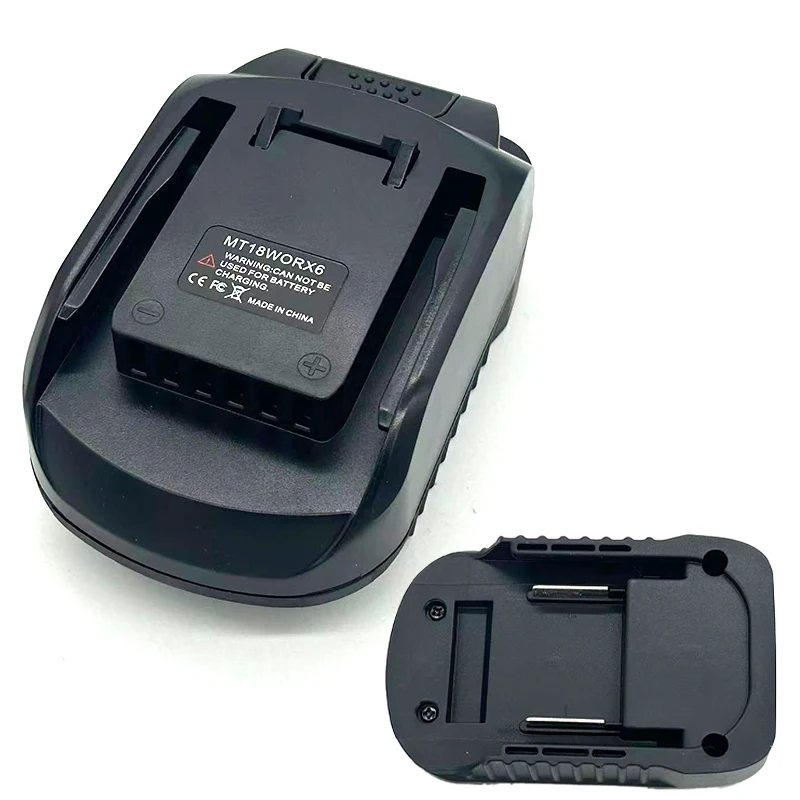 Compatible for WORX Tools Battery Adapter for BL1860B 18V BL Series Battery To for WORX 20V 6-pin Battery for Use with WORX Tool