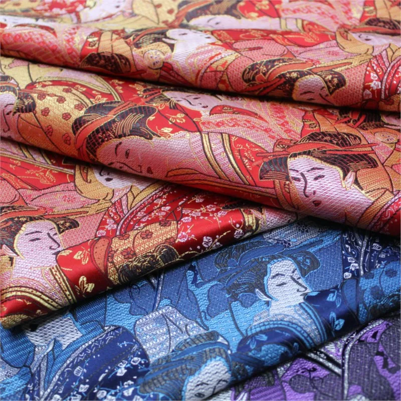 

Kimono Hanfu cheongsam decorative fabric jacquard silk brocade style picture