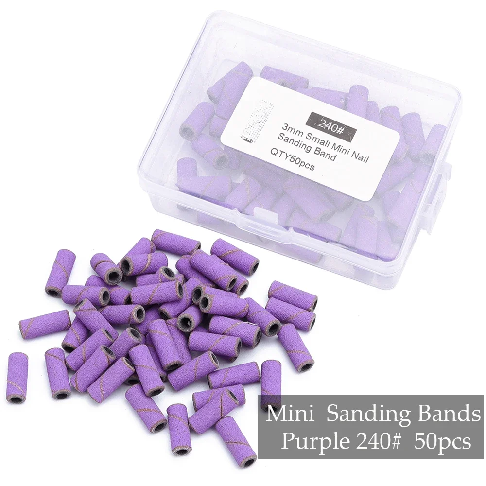 3mm 미니 제브라 네일 샌딩 밴드 전동 네일 머신 네일 드릴 비트 UV 젤 아크릴 폴리쉬 리무버 네일 액세서리 도구