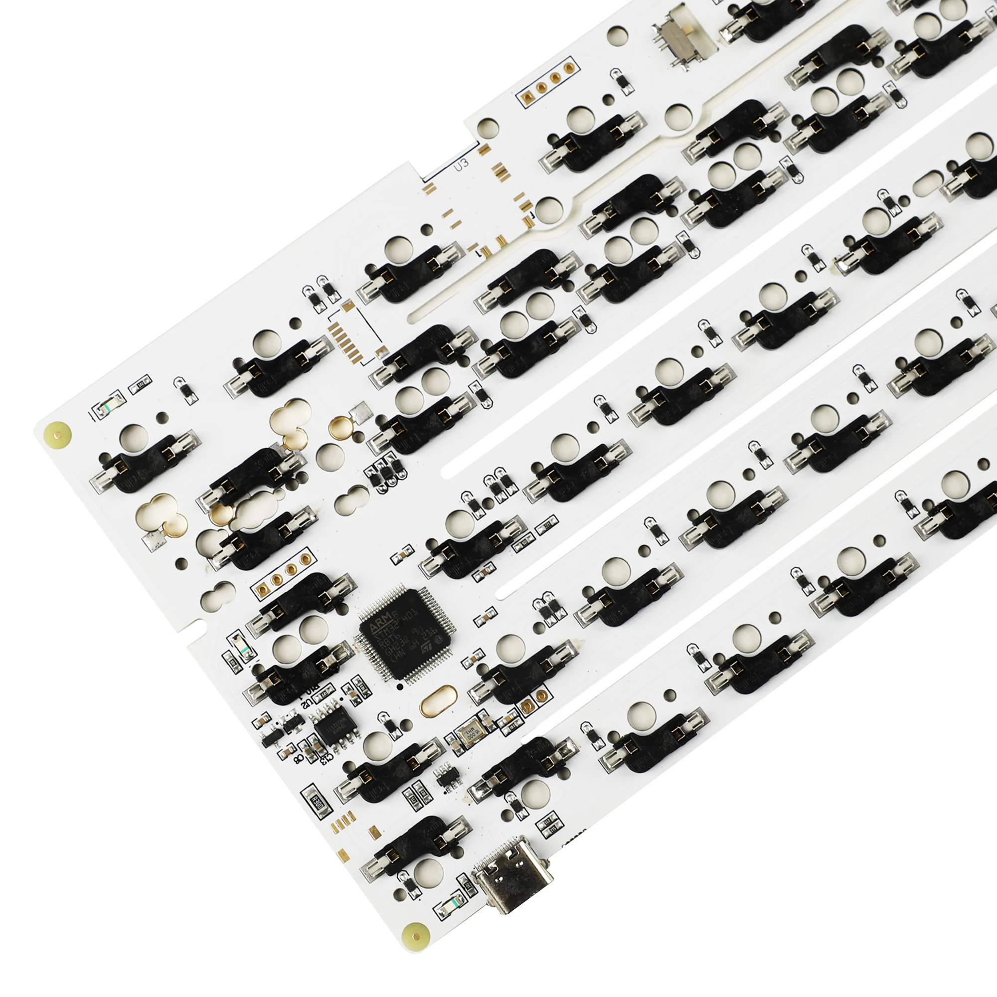 DK61 64 GH60 ISO ANSI VIA VIAL Wired Hot Swap Hot-swappable Kailh Socket 60 PCB Fully Programmable