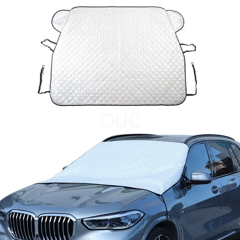 Car Winter Windshield Snow Cover Snowproof Anti-Frost Ice Control Sunshade Protector Cover For BMW X5 G05 2022