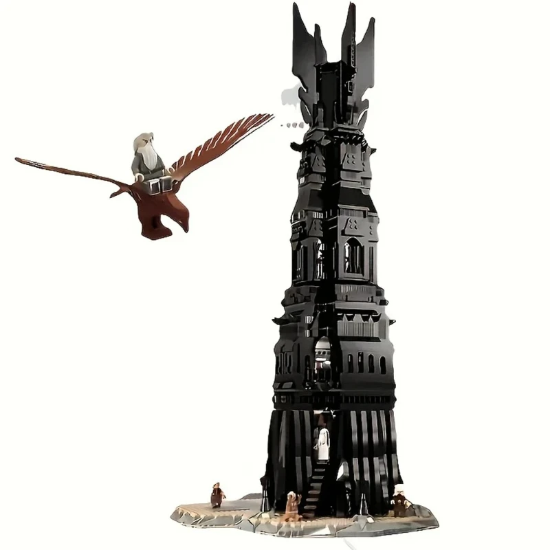 

Building Block Creativity Movie Series Orthanc Tower Architecture Model Street View Toy Gift