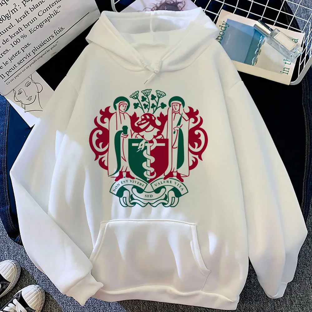 Royal Society hoodie elegant casual wear Y2K comic kawaii streetwear teen sweatshirts casual wear anime winter funny