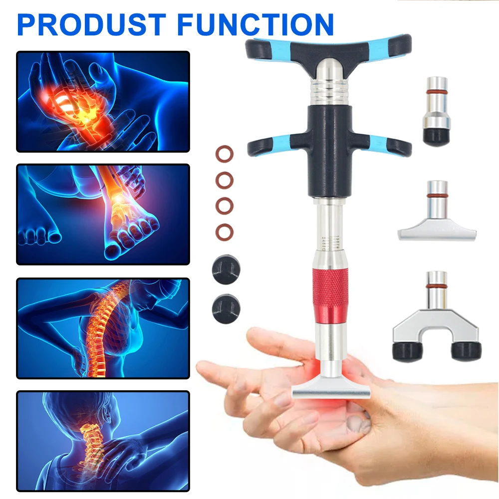 300N Portable Chiropractic Adjusting Tools Vertebration Correction Improve Joint Pain Nursing Massage Manual Gun Set