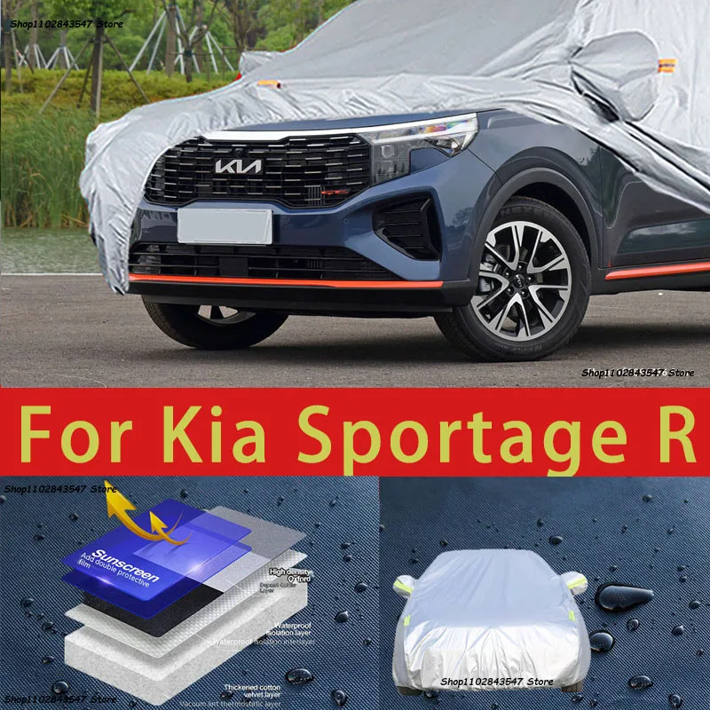 

For Kia Sportage R Outdoor Protection Full Car Covers Snow Cover Sunshade Waterproof Dustproof Exterior Car accessories