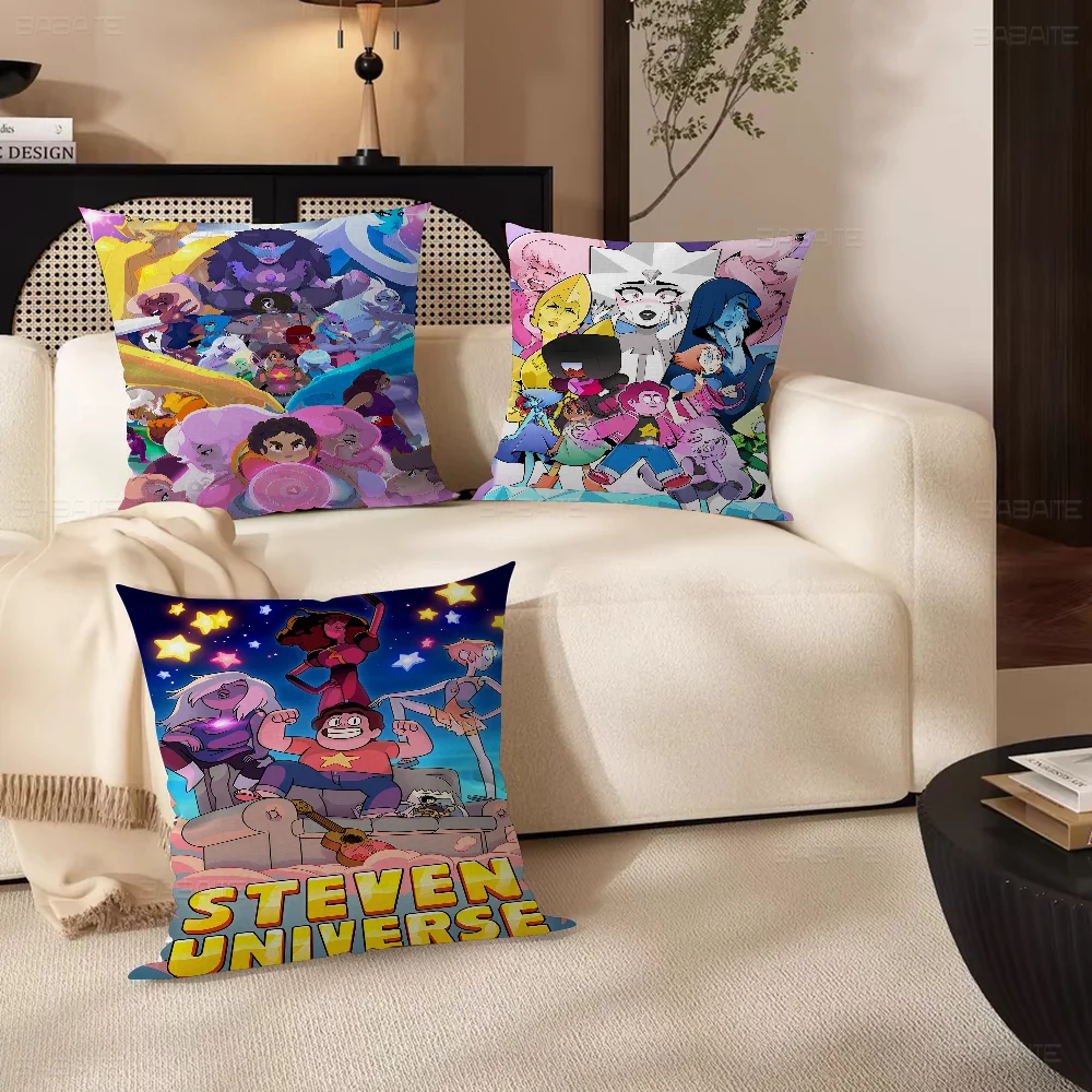 Steven Universe Art Personalized Picture Text Home Decorative Pillows Household Gifts 45x45cm