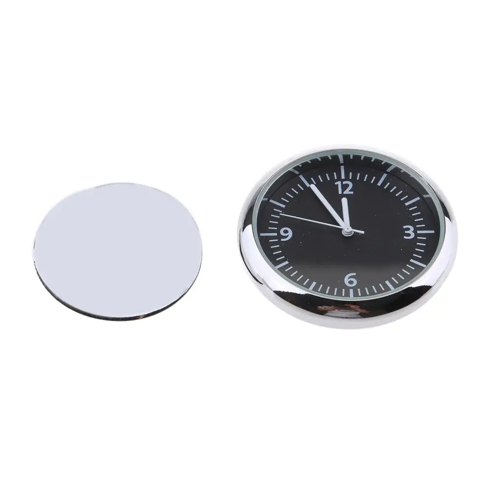 High Accuracy Car Dashboard Clock Classic Table Mini Clock Stick-On Clock