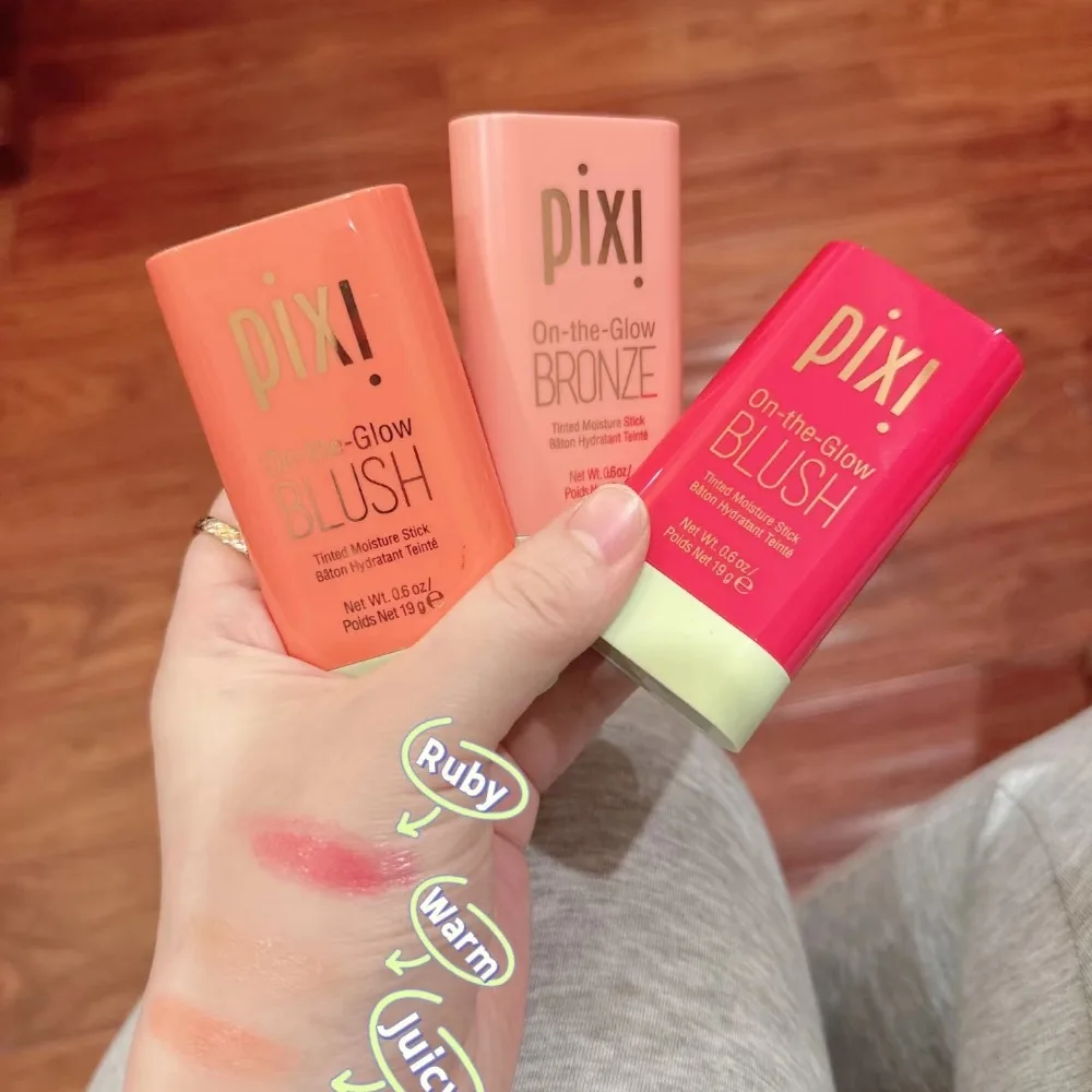 2025 Vitality multifunzionale Pixi Powder Fard Stick Natural Nude Matte Gloss Crema per il trucco del viso Fard delicato non irritante