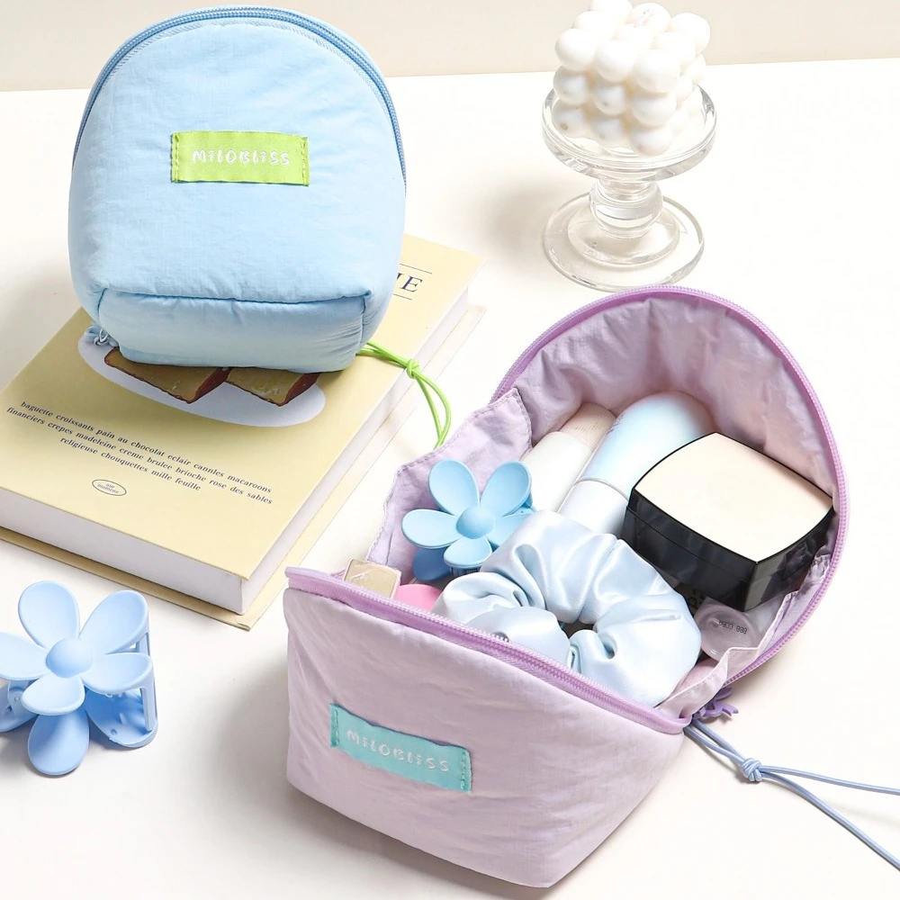 Portable Women Macaron Cloud Small Bag Makeup Lipsticks Key Headphones Storage Pouch Girls Mini Zipper Bag Gift Wholesale