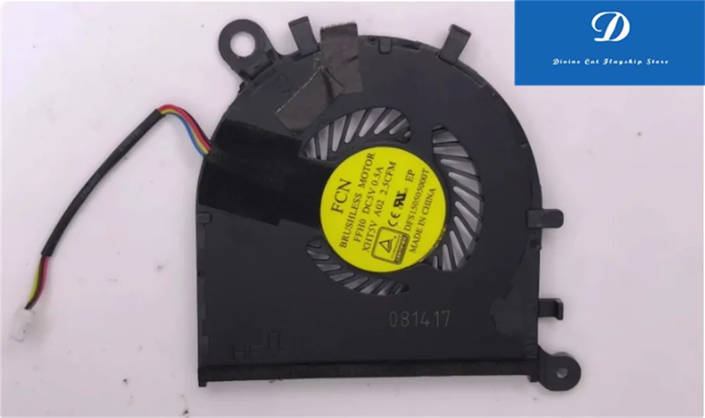Для Dell xps13 9343 9350 9360 процессор 0XHT5V 06YT3R вентилятор радиатора