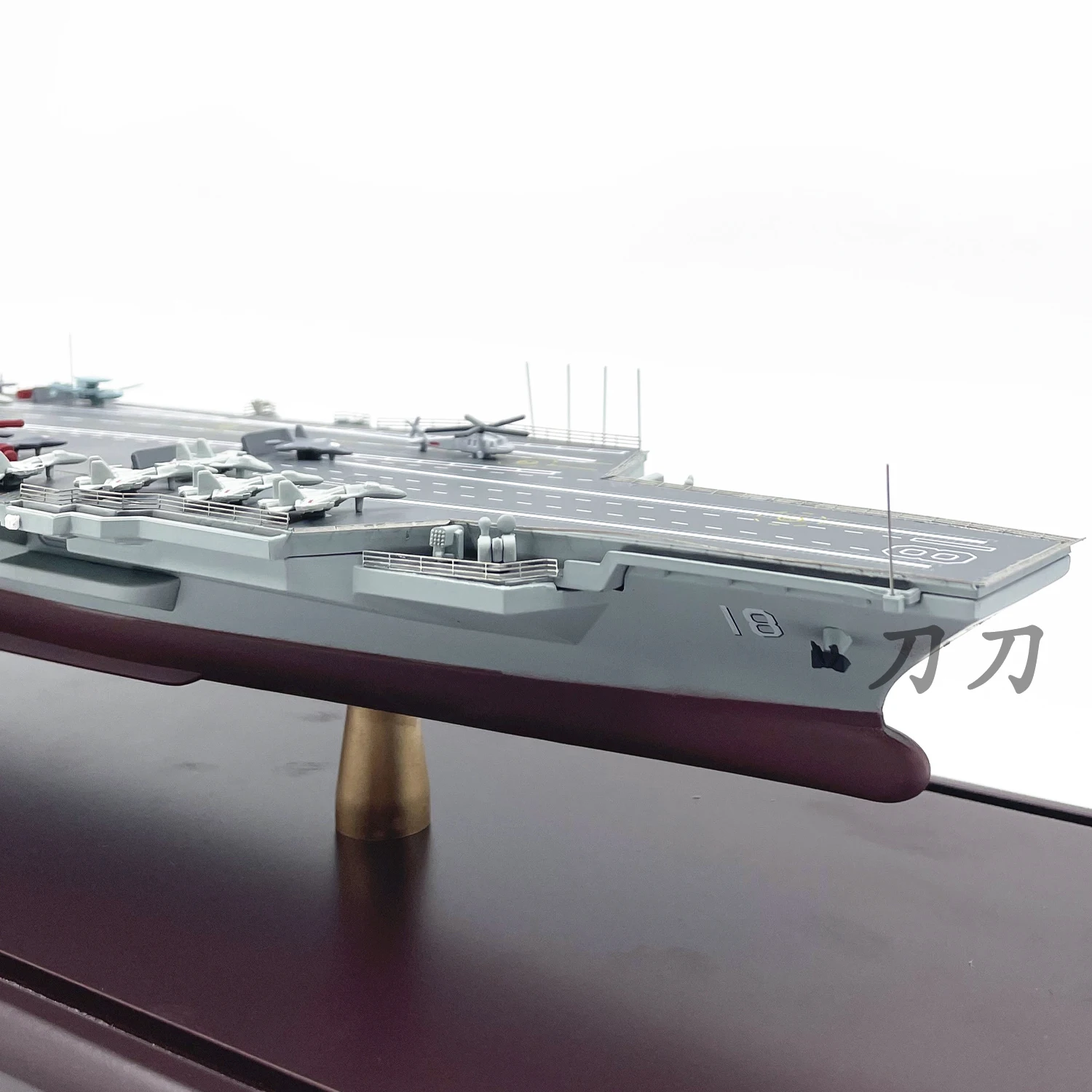 1:1000 Scale Fujian Sea Fighting Fleet Model Alloy Finished Product Type 003 18 Simulation Color Separation Collection Toy Gift