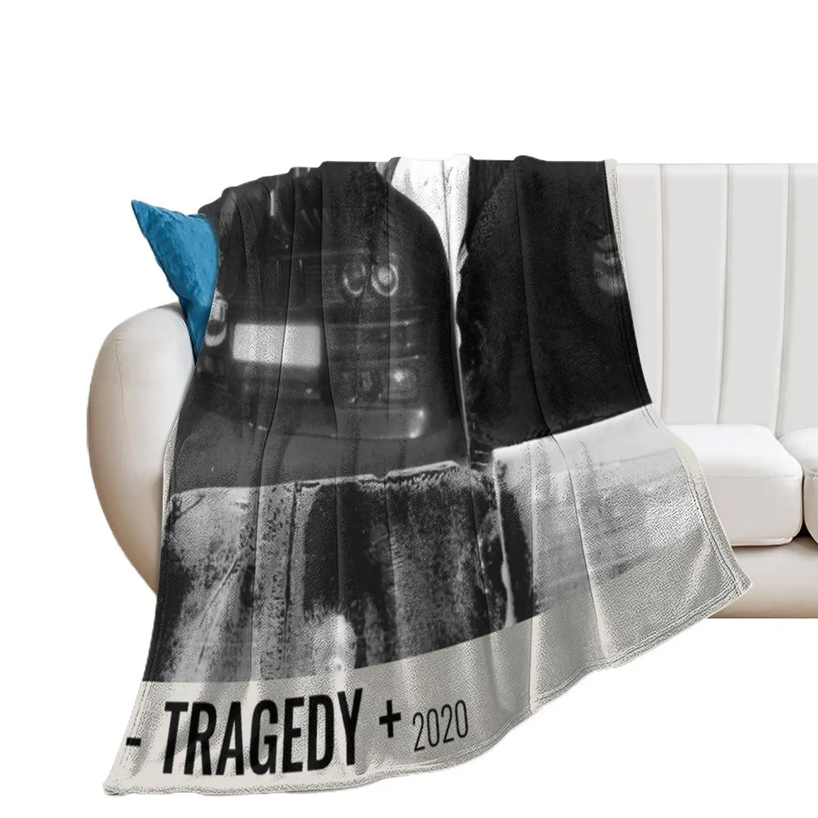 Tragedy Album Cover Poster Throw Blanket Softest bed plaid Hairys Blankets