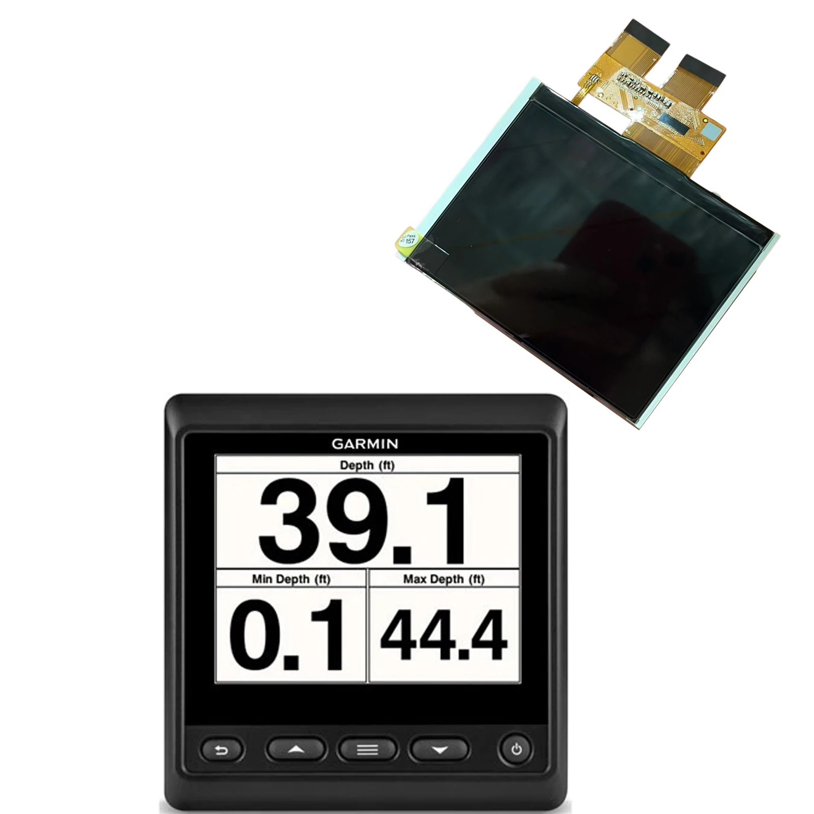 TFT7K1256FPC-A1-E For Garmin GMI 20 Marine Instrument Display LCD Screen Display Repair Parts