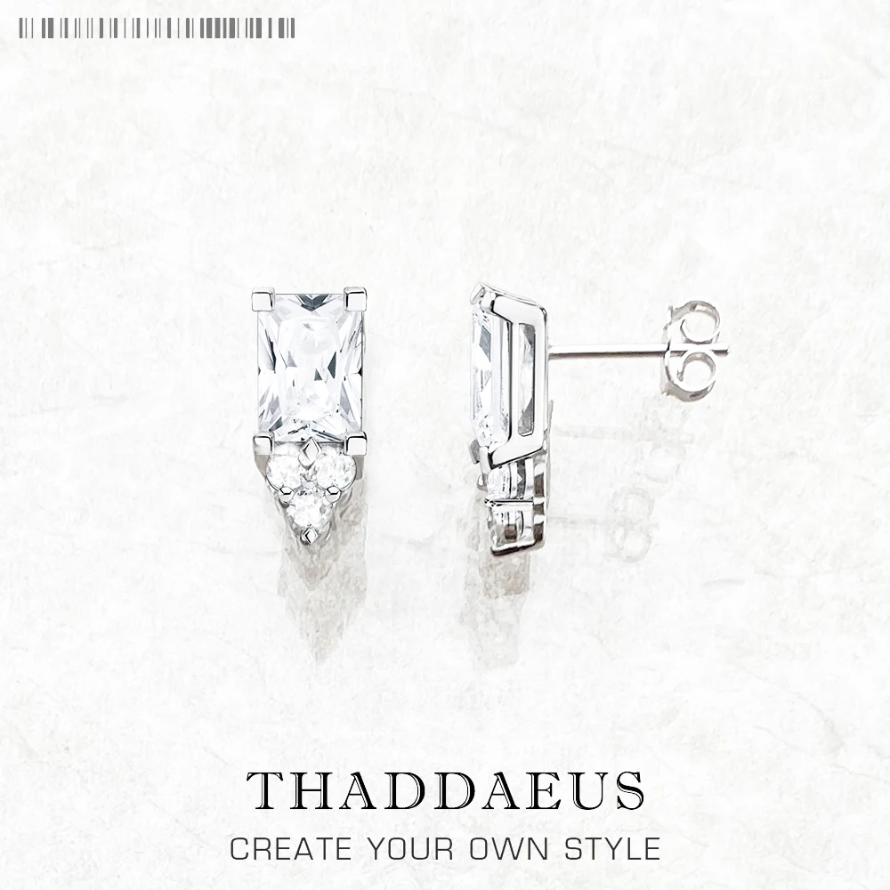 

Elegant Design Ear Stud Earrings Stylish Fine Jewerly For Women Romantic Gift In Pure 925 Sterling Silver