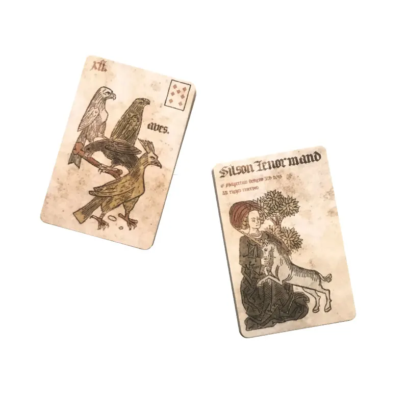 Hot sale: Silson Lenormand Oracle Tarot Card For Entertainment Fate Prophecy Divination Family Party Oracle PDF Guide