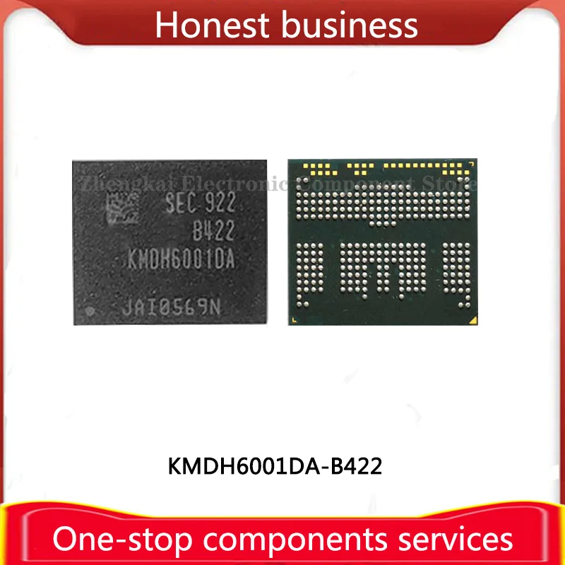 

KMDH6001DA-B422 100% working 100% quality EMCP BGA 64+4 chip mobile phone hard disk memory Computer storage KMDH6001DA